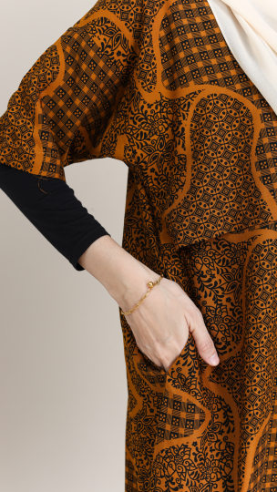 SHORT SLEEVE KAFTAN MELATI