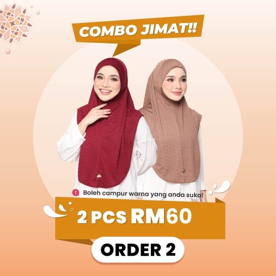 (BUNDLE) Rose Sarung 2 Helai