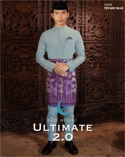 Baju Melayu Ultimate 2.0 in Tiffany Blue