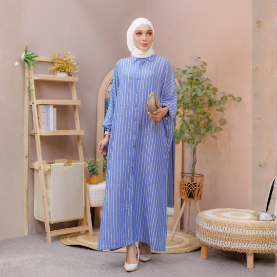 LAURAA DENIM BLUE STRIPE