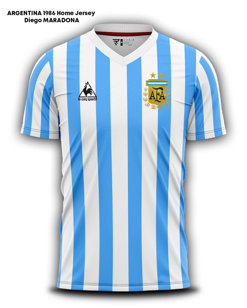 ARGENTINA 1986 Home Jersey Diego MARADONA