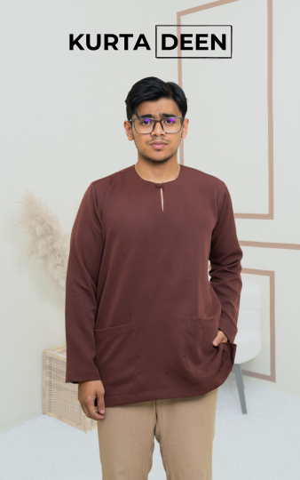 { WARNA BARU } KURTA DEEN KLASIK TELUK BELANGA LENGAN LENGAN MATERIAL ANTI PANAS