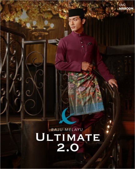 Baju Melayu Ultimate 2.0 in Maroon
