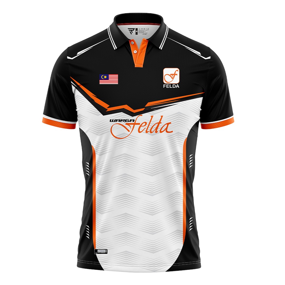 T-SHIRT WARGA FELDA COLLAR