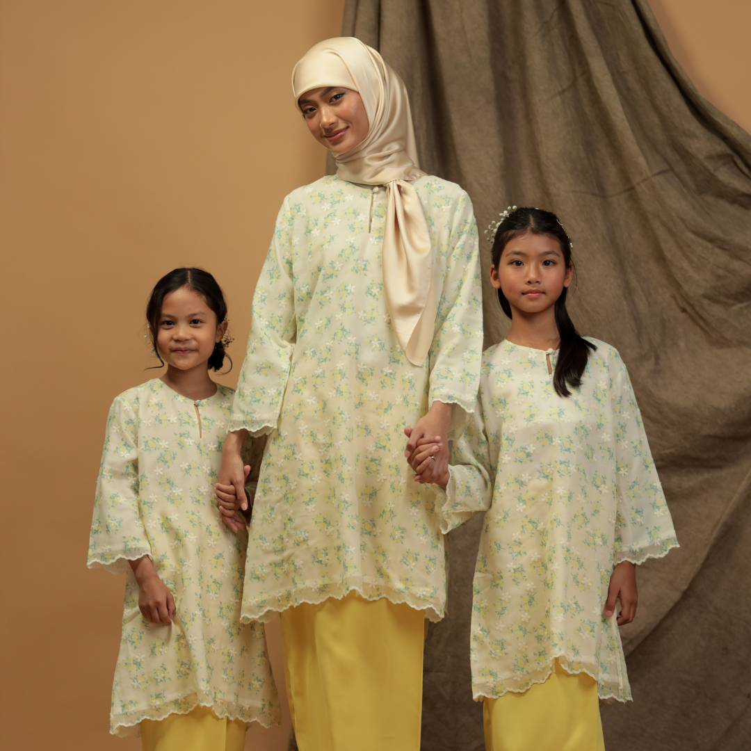 Kurung Senyum Seroja (Yellow) - Image 5