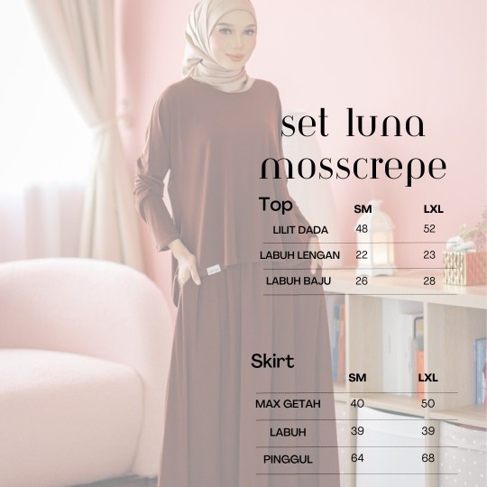 SET LUNA BRICK ORANGE