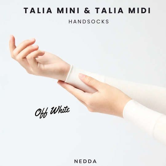 TALIA MINI & TALIA MIDI HANDSOCKS (OFF WHITE)