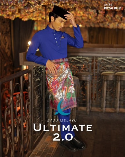 Baju Melayu Ultimate 2.0 in Royal Blue