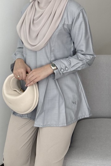 LUSH TOP - DUSTY BLUE [pre-order]