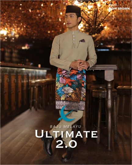 Baju Melayu Ultimate 2.0 in Light Brown