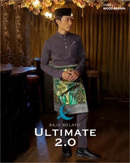 Baju Melayu Ultimate 2.0 in Wood Brown