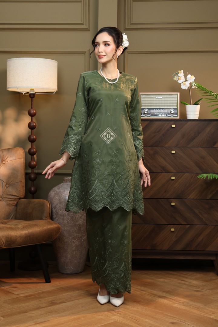 EDITH DEEP OLIVE GREEN - Image 3