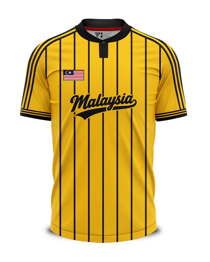 MALAYSIA RETRO HENLEY BUTANG 1 DESIGN B