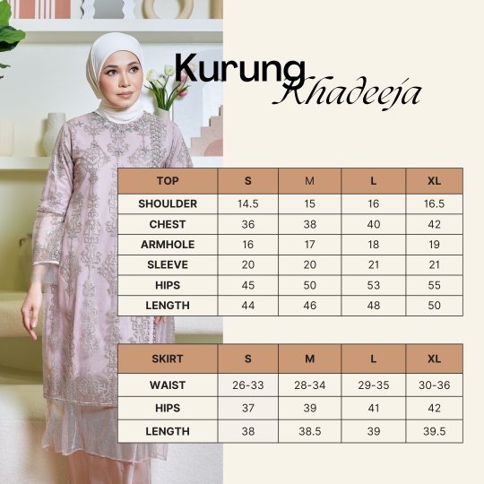 Khadeeja Kurung (Dusty Purple)