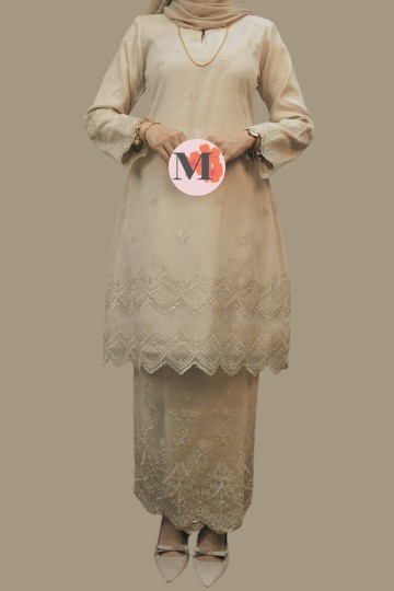 MAYA LUXE ORGANZA KURUNG RIAU NUDE