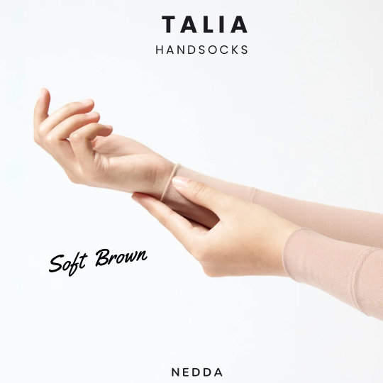 TALIA HANDSOCKS (SOFT BROWN)