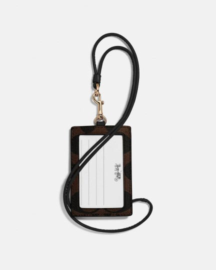 COACH ID LANYARD IN SIGNATURE CANVAS