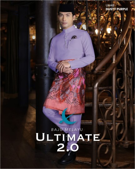 Baju Melayu Ultimate 2.0 in Dusty Purple