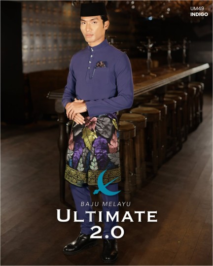 Baju Melayu Ultimate 2.0 in Indigo