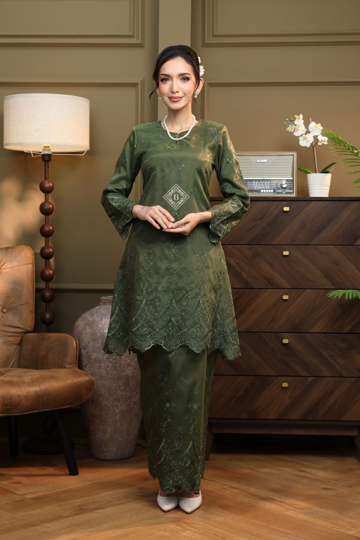 EDITH DEEP OLIVE GREEN - Image 4