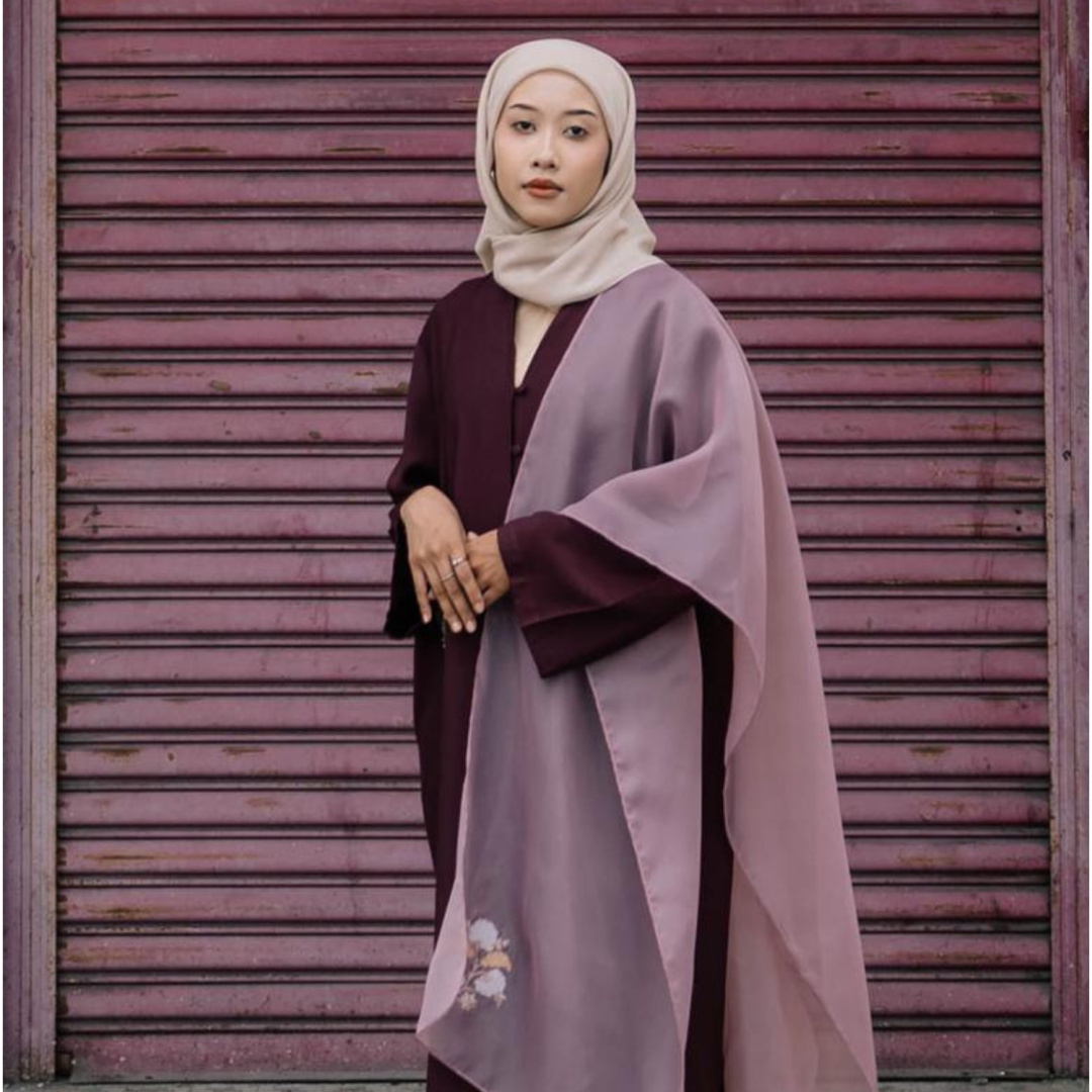 Pelaga Tunic Dress (Burgundy) - Image 4