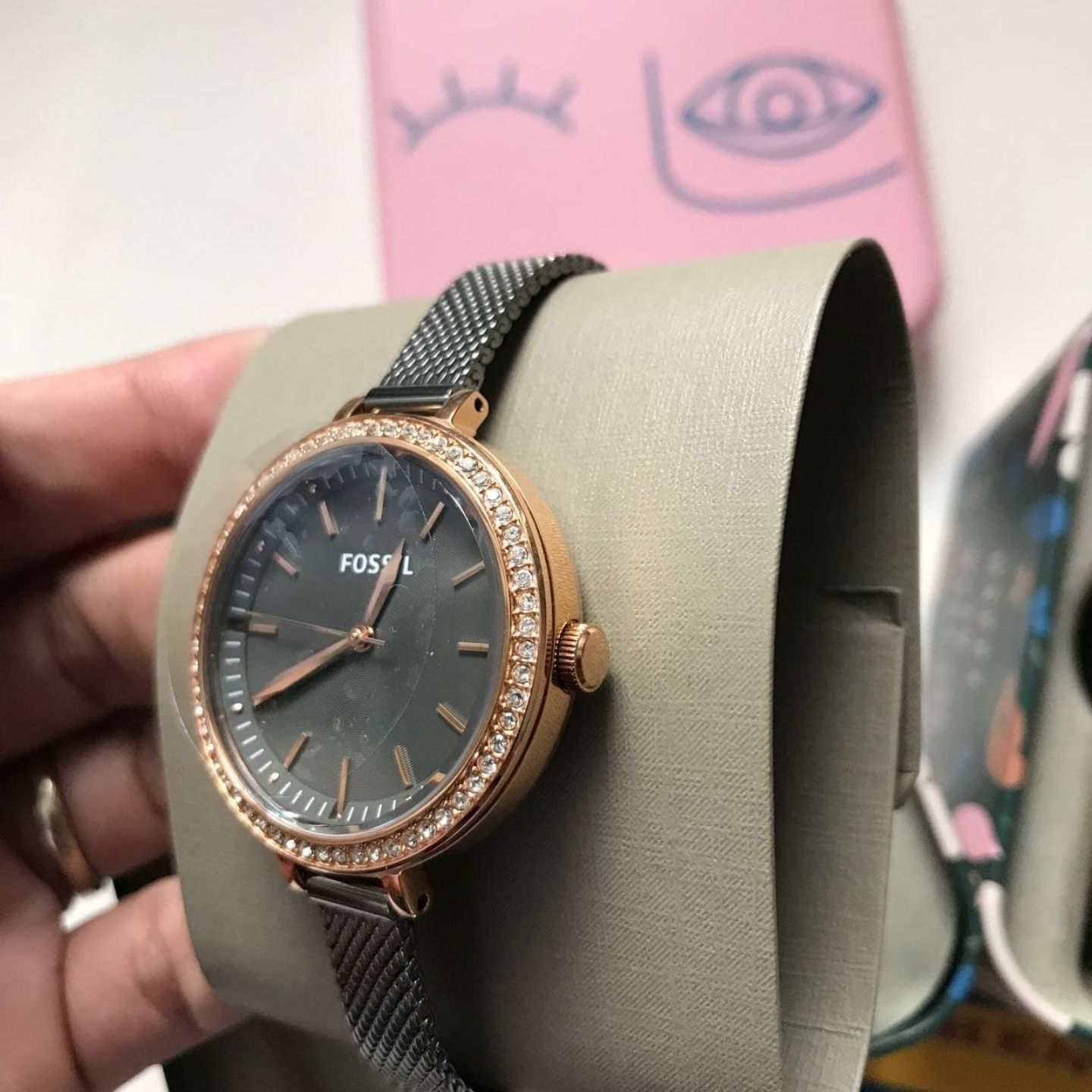 Hand Smoke Stainless Steel Watch BQ3458