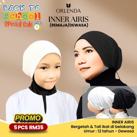INNER AIRIS - TIE BACK (KIDS & ADULT) (COMBO 5 PCS)