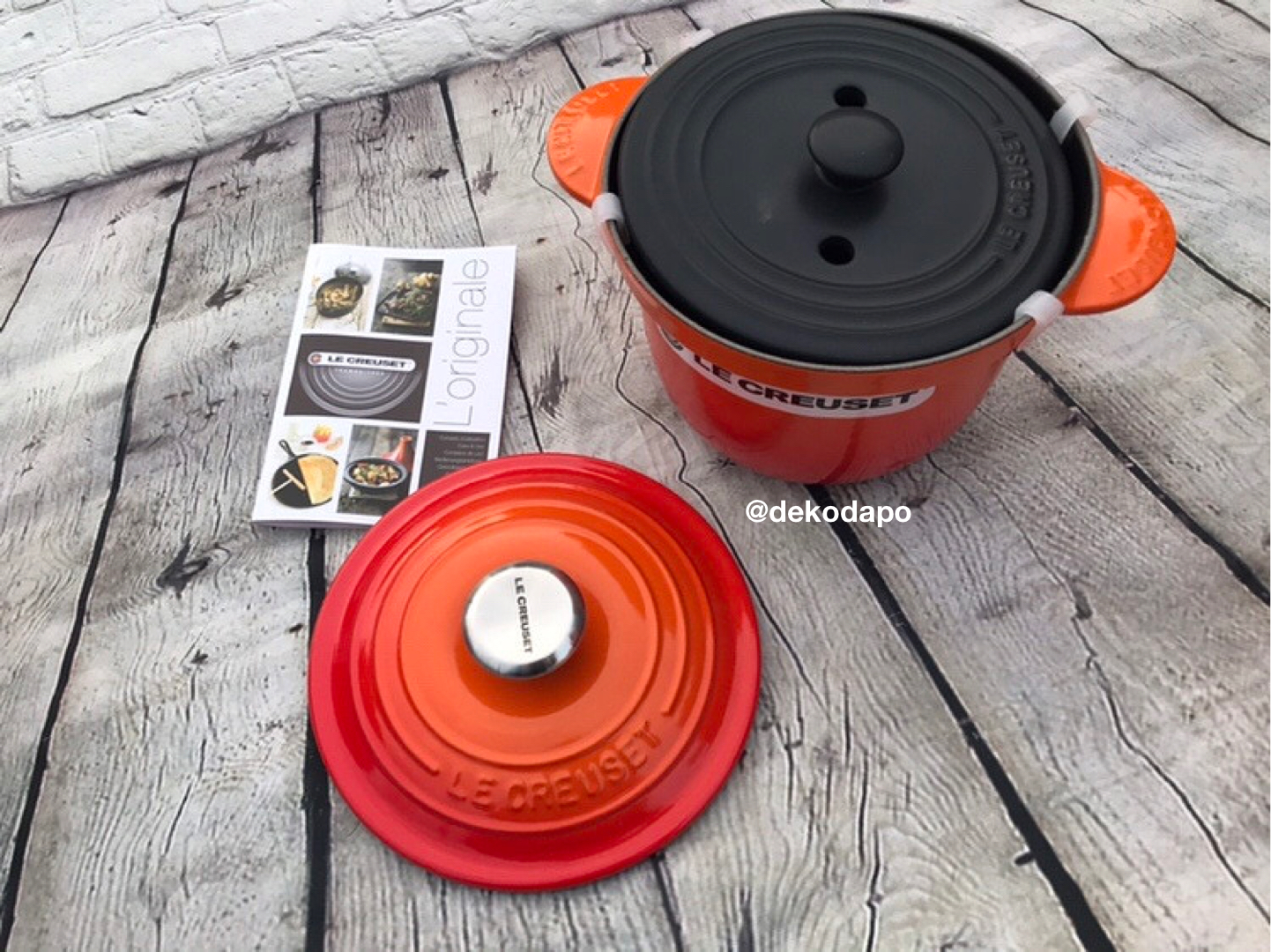 (PREORDER) Le Creuset Rice Pot / Cocotte Every 18cm Volcanic