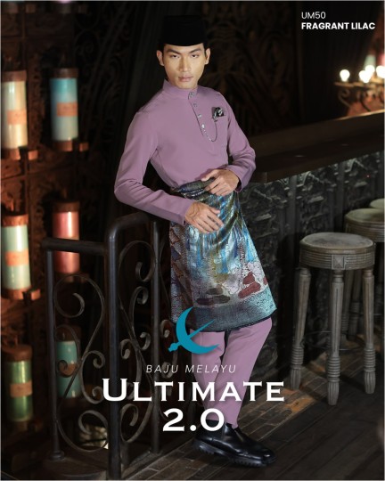 Baju Melayu Ultimate 2.0 in Fragrant Lilac