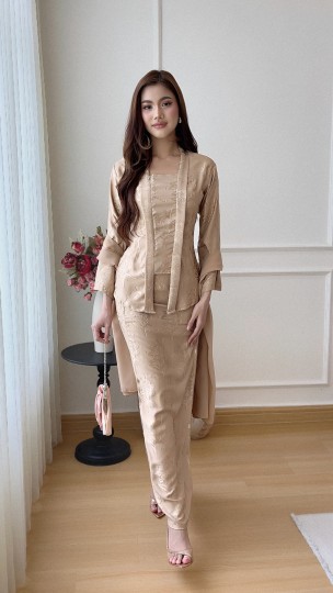 MAWWAR MODERN KEBAYA IN CARAMEL
