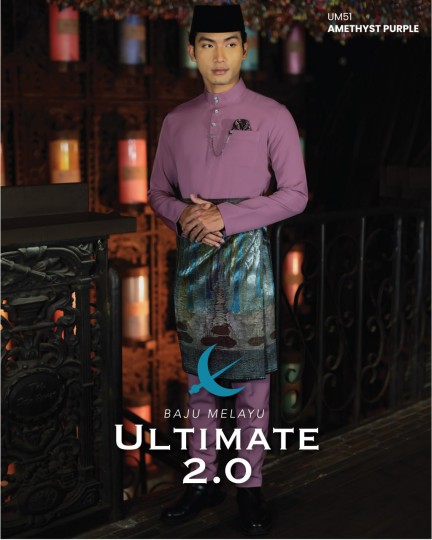 Baju Melayu Ultimate 2.0 in Amethyst Purple