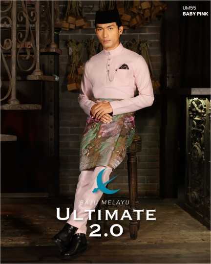 Baju Melayu Ultimate 2.0 in Baby Pink