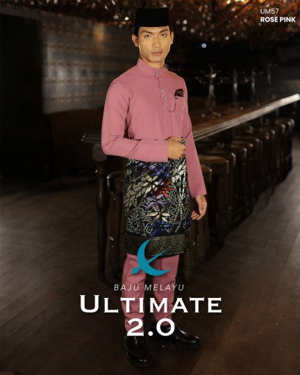 Baju Melayu Ultimate 2.0 in Rose Pink