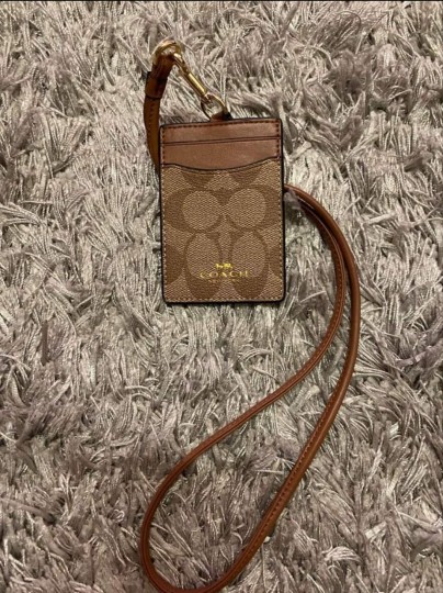 COACH ID LANYARD IN SIGNATURE CANVAS