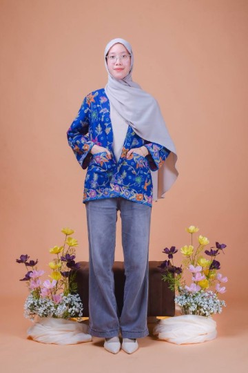 Iris Cardigan (Dark Blue)