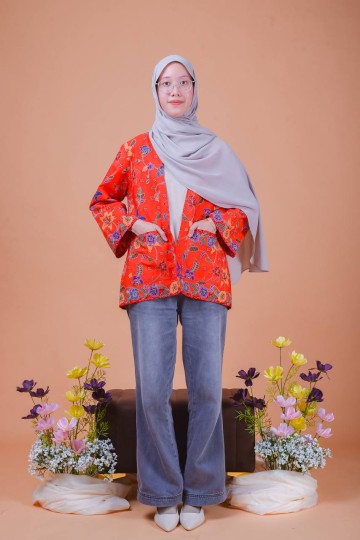 Iris Cardigan (Red)