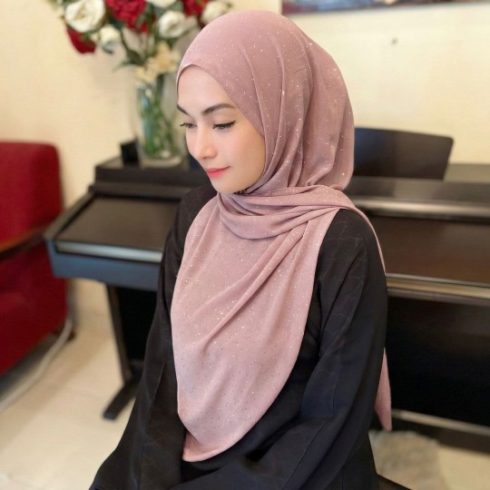 ADARAA GLITTER DUSTY MAUVE