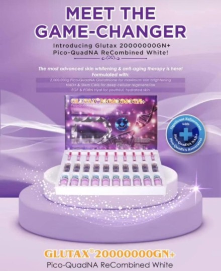 Glutax 20000000GN+ Recombined White Glutathione