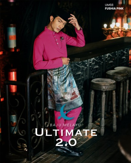Baju Melayu Ultimate 2.0 in Fuchsia Pink