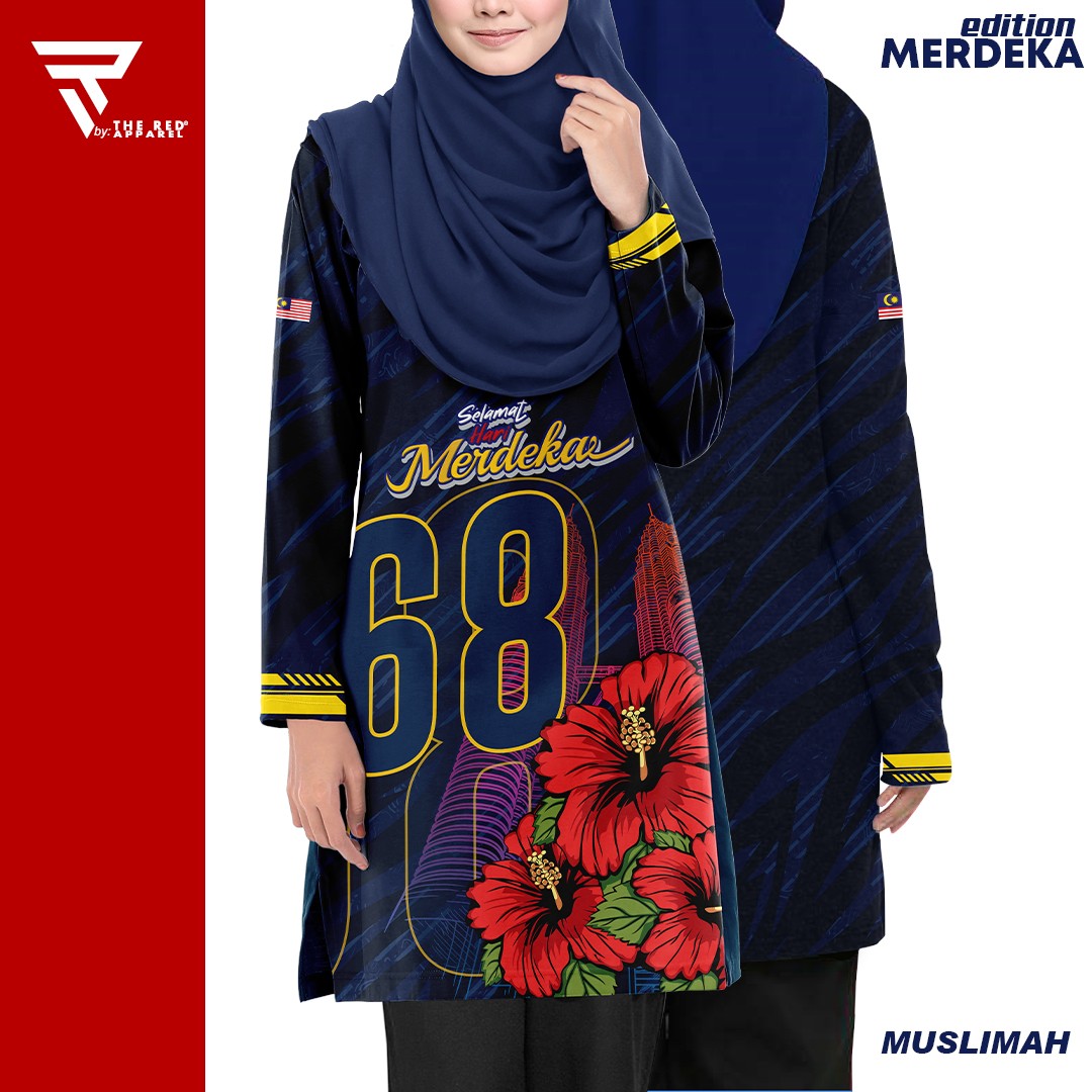 TSHIRT MERDEKA MUSLIMAH DESIGN B