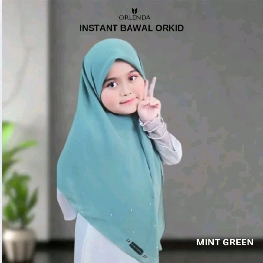INSTANT BAWAL ORKID *MINT GREEN
