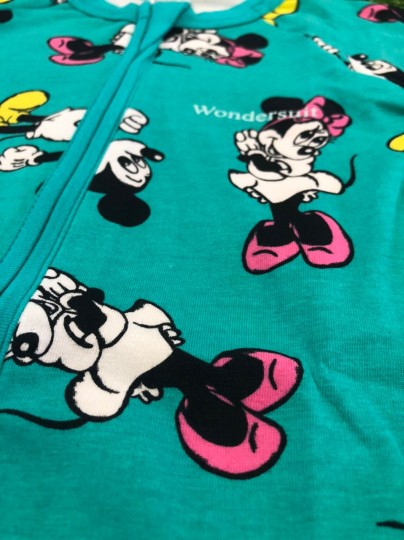Limited Edition Zippy Mickey and Minney Teal