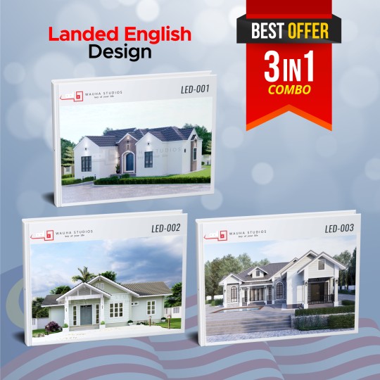 COMBO 3 IN 1 LANDED ENGLISH DESIGN