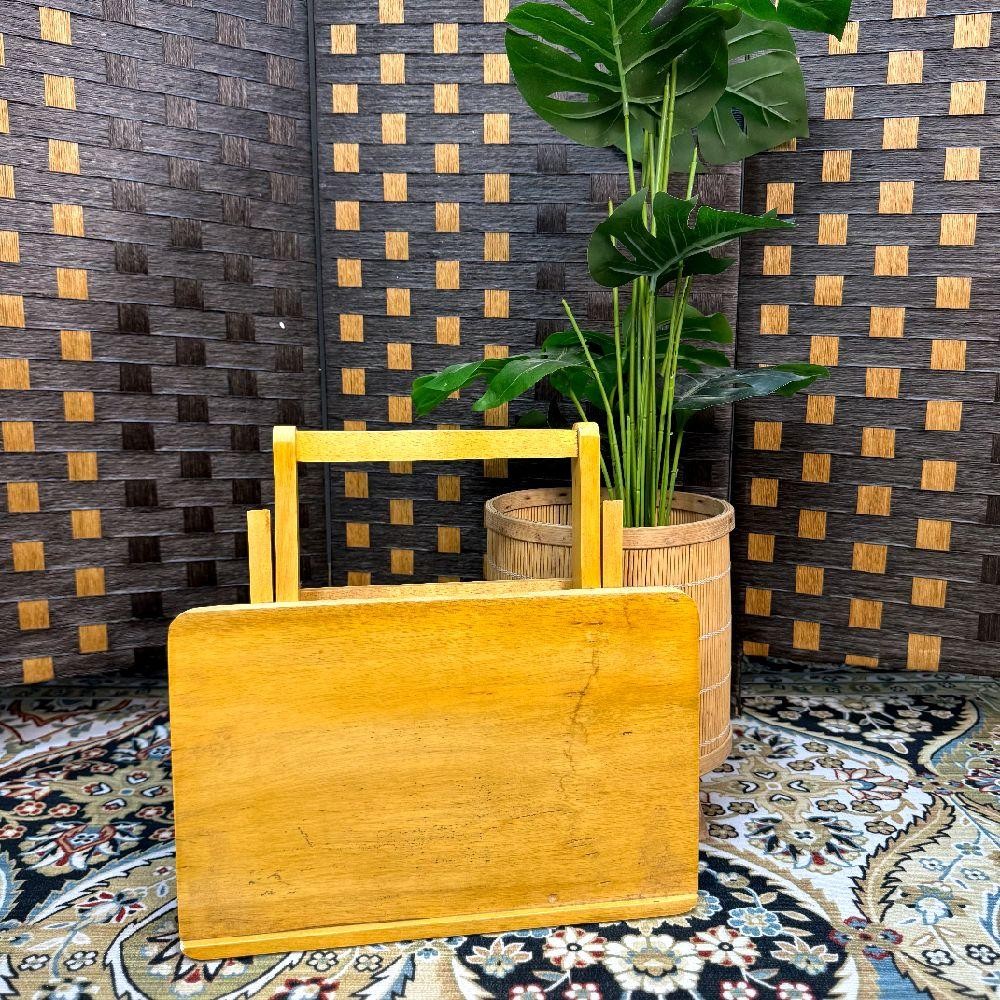 REHAL MEJA KAYU GETAH PREMIUM