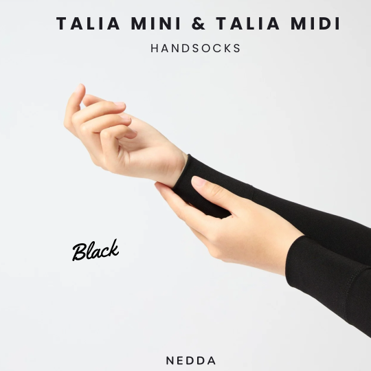 TALIA MINI & TALIA MIDI HANDSOCKS (BLACK)