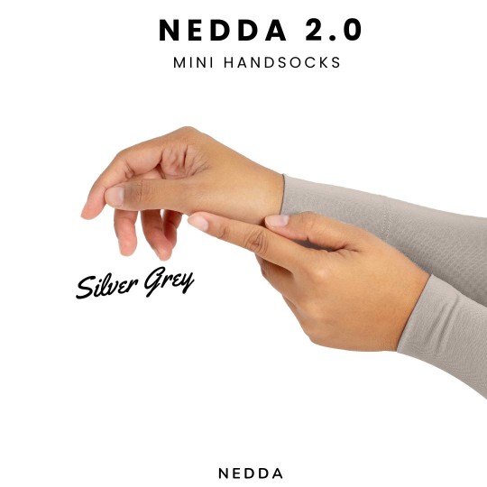 NEDDA 2.0 MINI HANDSOCKS (SILVER GREY)