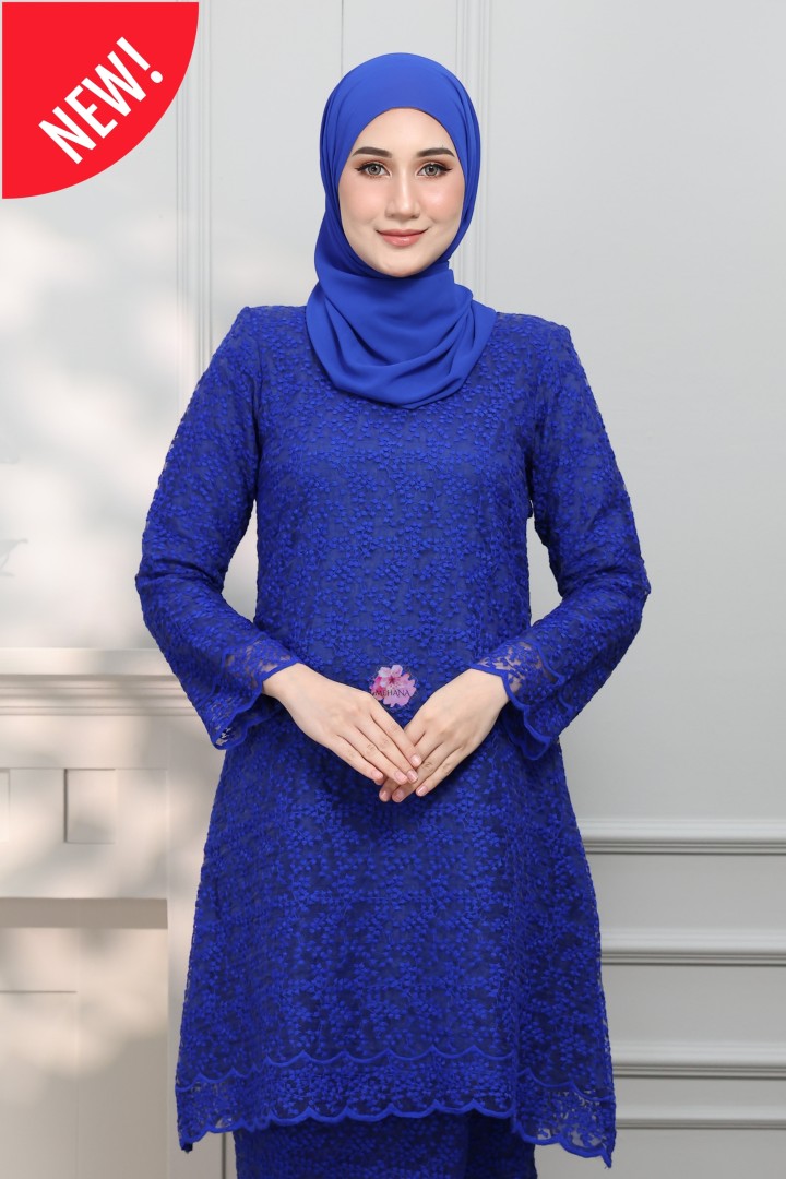 ALANA KURUNG PAHANG ROYAL BLUE