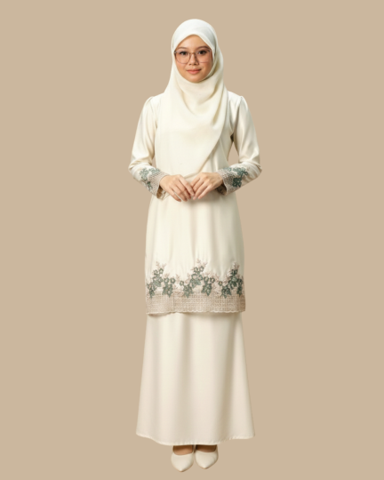 Kurung Anissa - Cream