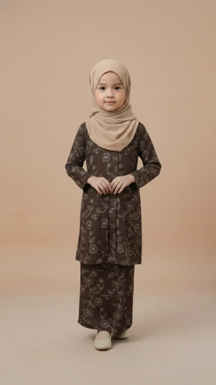 PRE-ORDER KIDS KURUNG BAKAWALI RICH BROWN