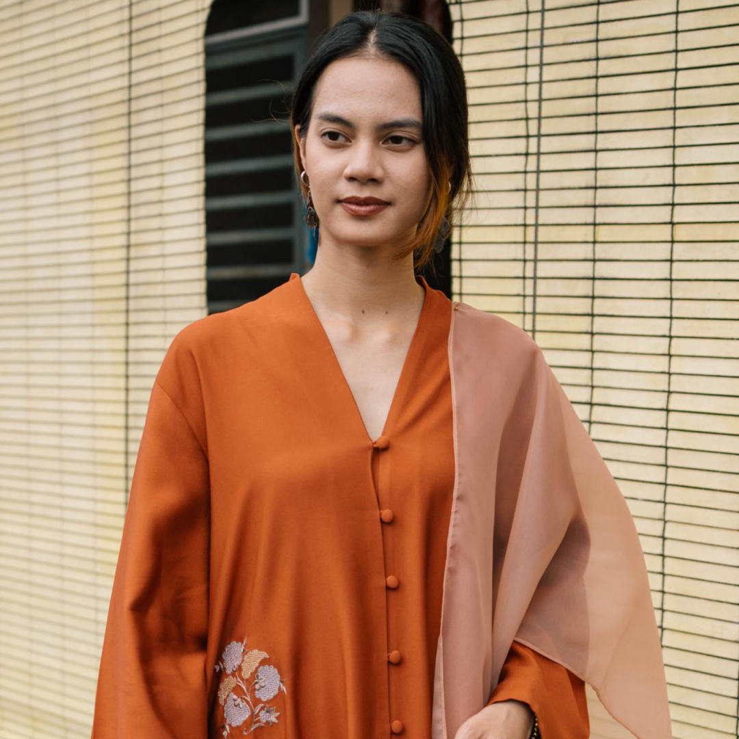Pelaga Tunic Dress (Cinnamon) - Image 3